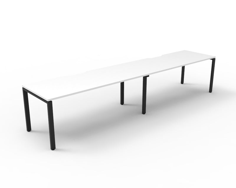 Deluxe Infinity Profile Leg Single Sided Workstations - No Screen