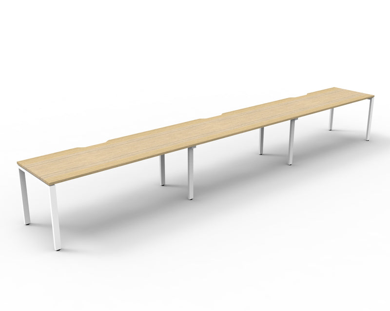 Deluxe Infinity Profile Leg Single Sided Workstations - No Screen