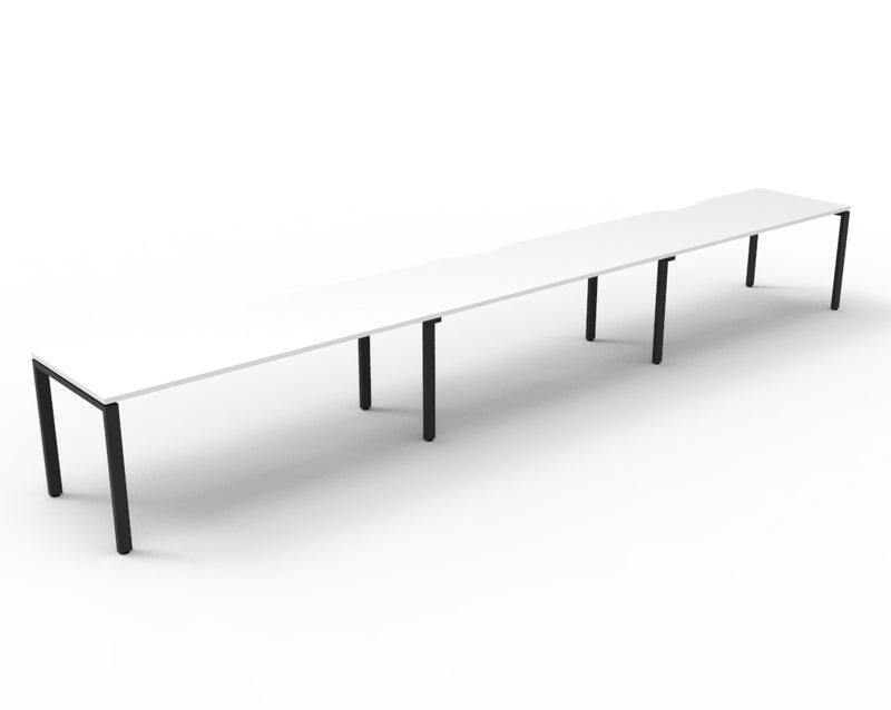 Deluxe Infinity Profile Leg Single Sided Workstations - No Screen