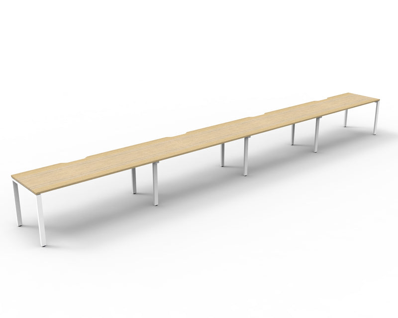 Deluxe Infinity Profile Leg Single Sided Workstations - No Screen