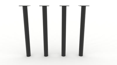 60mm Round Leg ( Pack of 4 )