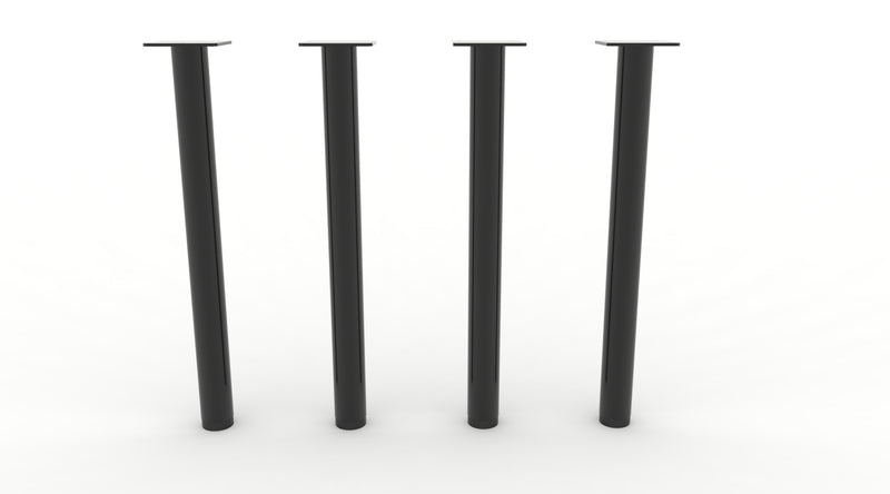 60mm Round Leg ( Pack of 4 )