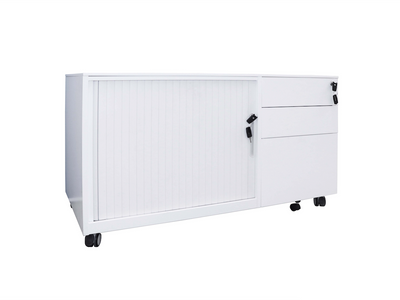 Drawers On Right / White Satin