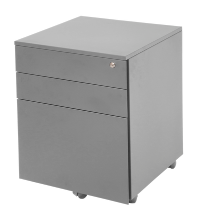 GO Steel 3 Drawer Mobile Pedestal -   FurnX