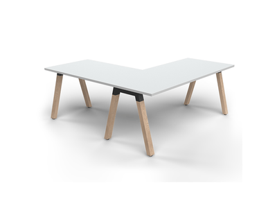 Plantation Single User Office Desk and Return