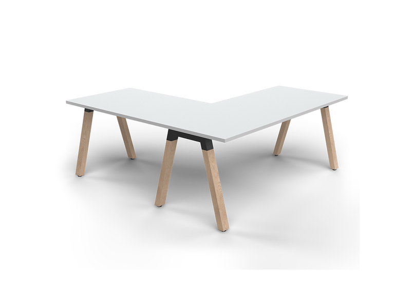 Plantation Single User Office Desk and Return
