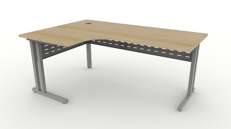 Deluxe C Leg Corner Workstation - 750mm Deep