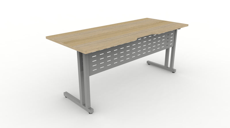 Rapid C Leg Straight Desk - 750mm Deep