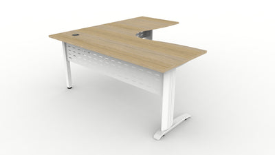 1500mm W x 1500mm W x 750mm D / Natural Oak / White