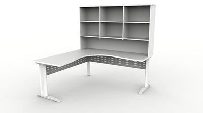 1800mm W x 1800mm W x 700mm D x 730mm H / Natural White / White