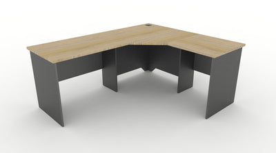1500 W x 1500mm W x 600mm D / Natural Oak / Ironstone