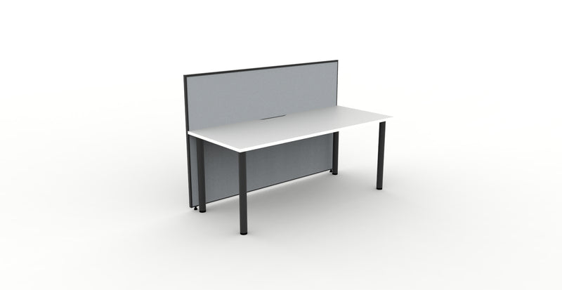 Shush30 Round Leg Single Sided Workstations - 1200mm High Screens