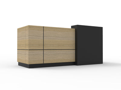 Natural Oak & Black