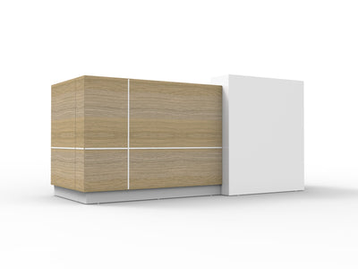 Natural Oak & White
