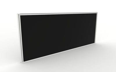 1200mm Wide / Black Fabric / White Frame