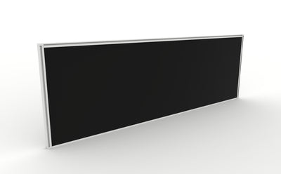 1500mm Wide / Black Fabric / White Frame