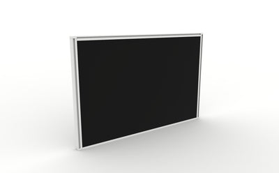 750mm Wide / Black Fabric / White Frame