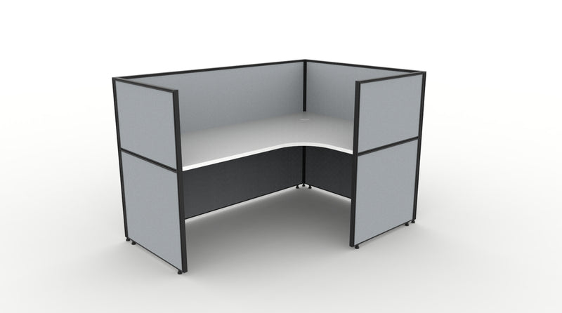 Shush30 Screen Hung 1 Person Corner Workstation