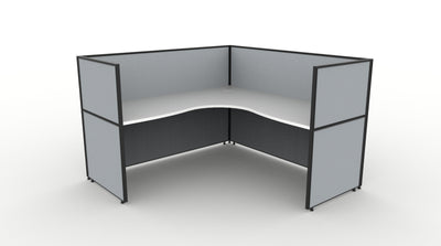 Shush30 Screen Hung 1 Person Corner Workstation