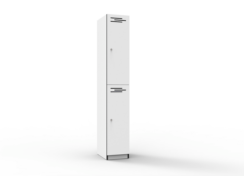 2 Door Melamine Locker -   FurnX
