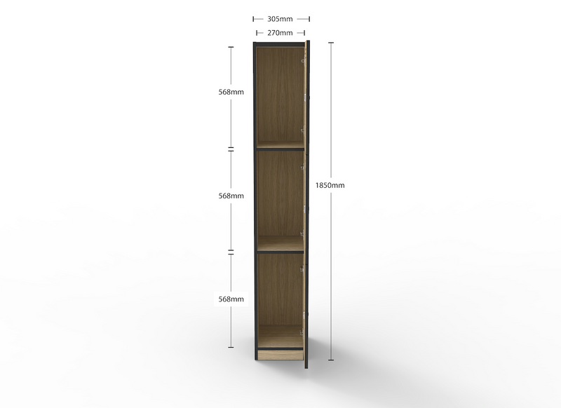 3 Door Melamine Locker -   FurnX